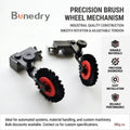 Red Black Wheel Brush for HDB CD102 SM102 SM74 PM74 Manufacture Printing Machinery Parts 66.020.122 66.891.006 Brush Wheel