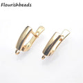 Fashion Design Metal Copper 18k Gold Plated Lever Back Earring Clasps for Jewelry Making