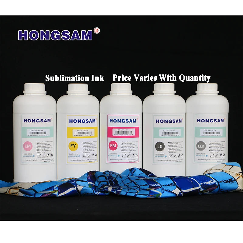 HONGSAM 23 Years Factory  High Density  Sublimation Cyan Ink for Epson I3200 4720 Sublimation Printer