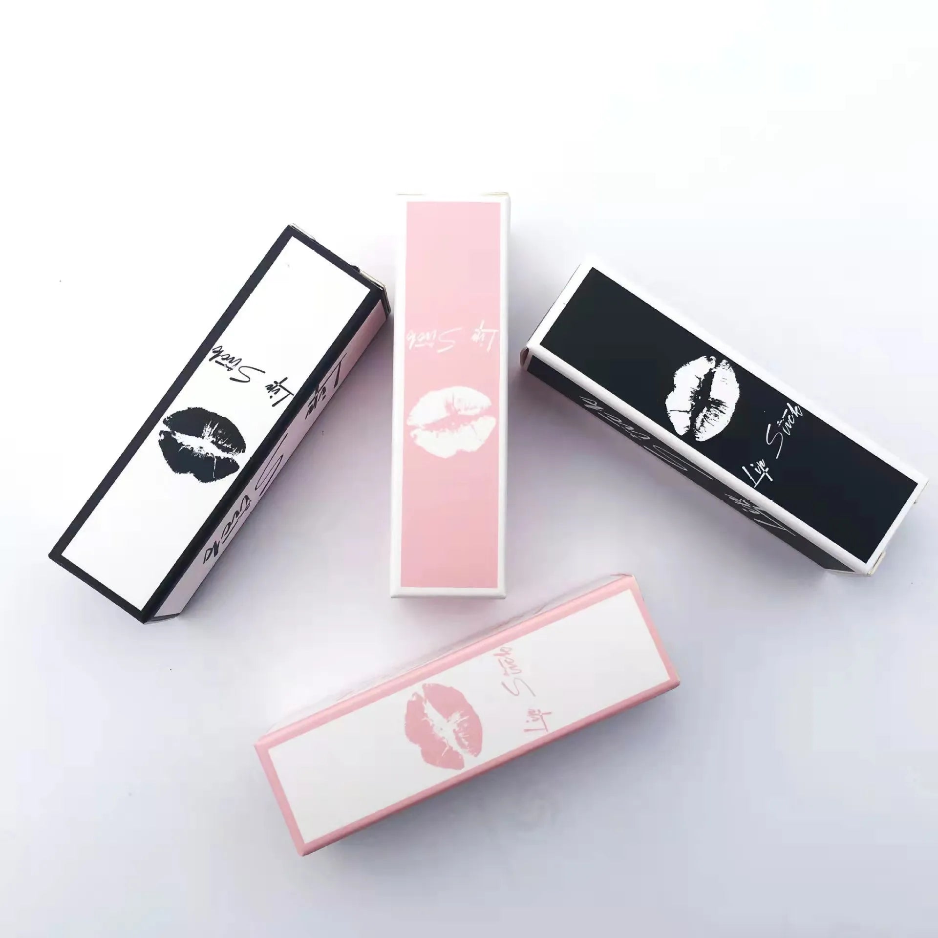MOQ 100pcs Wholesale Cosmetic Custom Lipstick Box Gold Silver Holographic Paper Lip Gloss Box Packaging Box