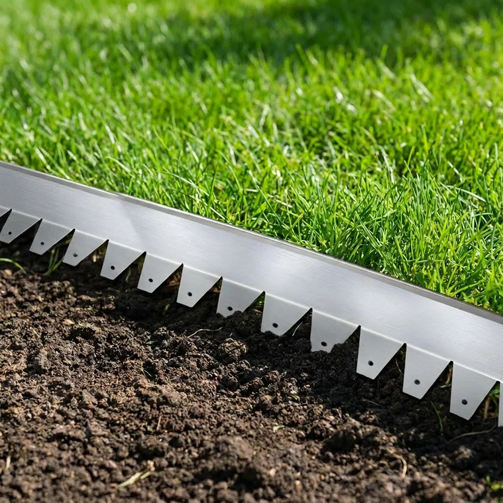 Convenient and Beautiful Rectangle Shape Garden Isolation Belt Best Quality Stainless Steel Product