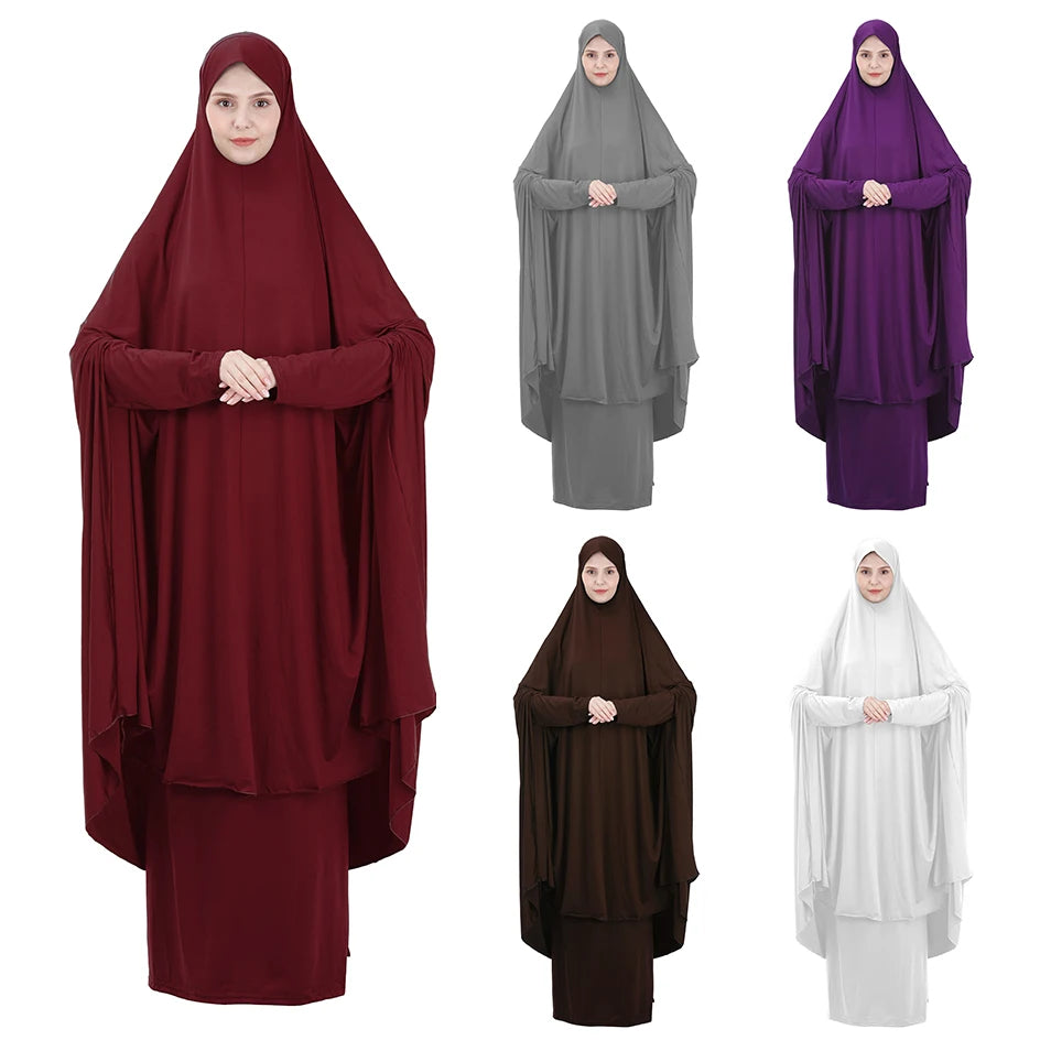 Modest New Baju Muslim Embellished Istanbul Islamic Khimae Jilbab Hijab Abaya Womenvelvet Pour Marier for Women Muslim Eid