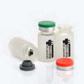 2ml 5ml 10ml Custom Frosted Small Glass Bottle Glass Vials With Rubber Stopper and Aluminum Cap