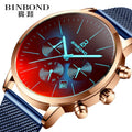 BINBONG B0135 Fashion Men's Watches Casual Gift Waterproof Clock Male Sport Quartz Watch Men Wristwatch Relogio Masculino