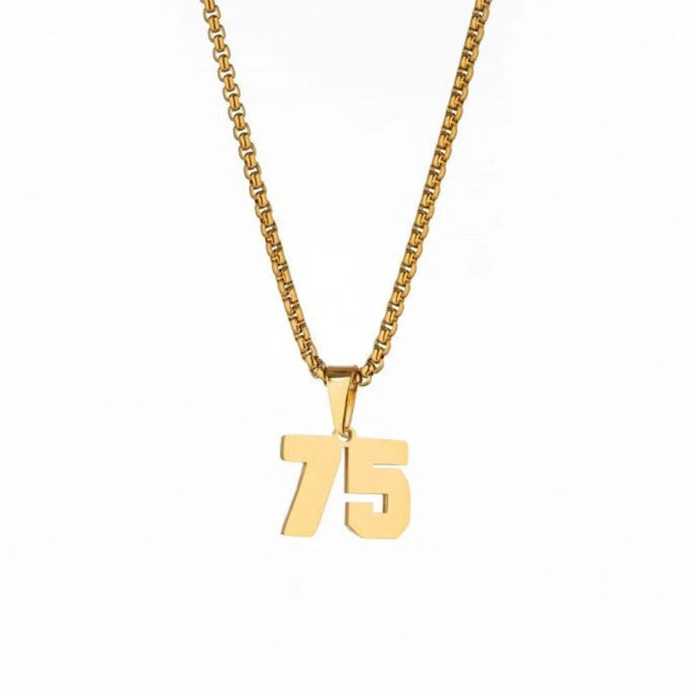 Necklace Pulsera Numeros Romanos Pendants Charms Gold Chain Stainless Steel Jewelry Aretes En Acero Inoxidable Cadena De