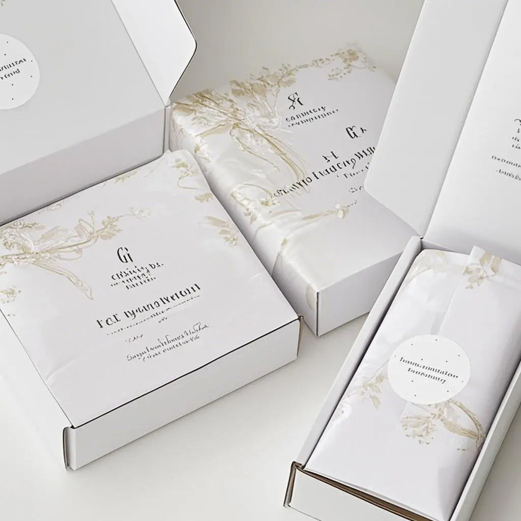 Custom Printed Tissue Paper with Logo for Branded Apparel Packaging