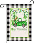 Patricks Day Garden Banner Set Patricks Day Flag Shamrock Ireland Flag Irish Banner Yard Flag 12.5X18.5 Inch