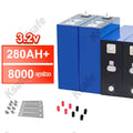 3.2V Power Wall Prismatic Lithium Ion Battery 280Ah 8000 cycles Lifepo4 5kw Rack Mount for Solar Energy Applications