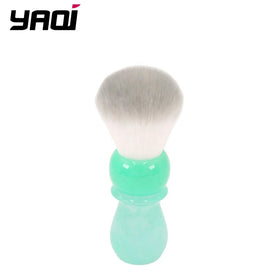 YAQI 24MM Mountain Lake Caravel Arctic Synthetic Hair Knot Resin Handle Shaving Brushes Model R1804-S for Men