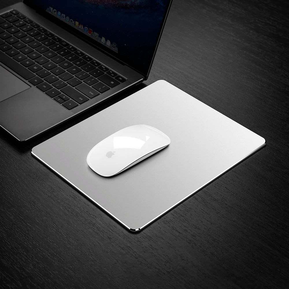 Factory Price Mouse Pad 22x18cm Aluminum Dual Side Gaming Mousepads Metal Office Mats Laptop Table Mousemats Factory Mice Pads