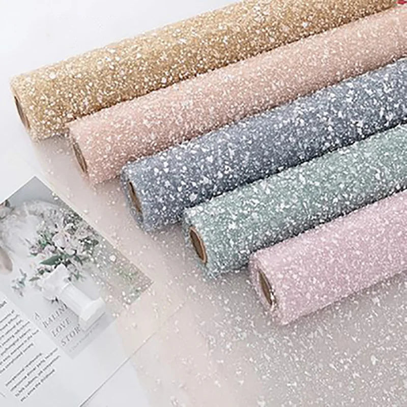 Snow Point Yarn Flower Wrapping Paper Bouquet Wrapping Gauze Rose Wrapping Paper