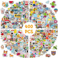 400 Pcs Cute Stickers Pack Waterproof Stickers for Laptop Skateboard Water Bottles Phone Guitar Aesthetic Stickers for Adult