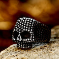 SS8-873R Steel Soldier in Stock New Arrival Engraved Stainless Steel Ring Personality Punk Men's Skull Ring