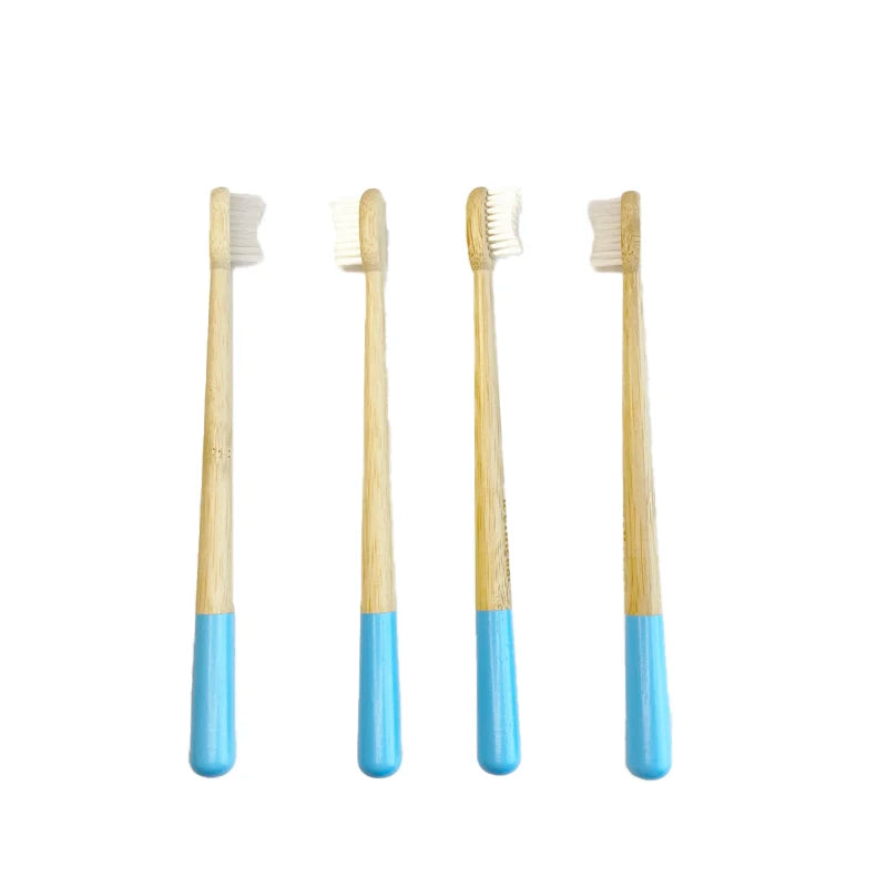 Eco Organic Charcoal 2 in 1 Travel Round Toothbrush for Hotels with Holder Single Use Travel Case Kit and Customized Logo