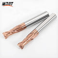 HRC55 Carbide End Mill 1 2 4 5 6 8 10mm 4Flutes Milling Cutter Alloy Coating Tungsten Steel Cutting Tool CNC Machining End Mill
