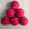 High Red Durable Tennis Ball Photography Props Factory Wholesale Customizable Printable Logo Training Rubber Entertainment
