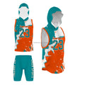 Custom Sleeveless Hoodie Flag Football Jerseys & Uniforms with Custom Designs 100% Polyester Mesh Side Panels for Breathability