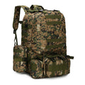Private Label Unisex Nylon Camouflage Tactical Outdoor Backpack Zipper Closure Fashion Style for Hiking and Travel
