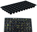 Wholesale Black PP Nutrient Bowl Hole Seedling Tray Plastic 72 Cell Nursery Seed Starter Plant Growing Tray