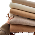 Wholesale Fashion Winter Ladies Cashmere Acrylic Shawl Designer Luxury Tassel Pashmina Wool Stoles for Women Men