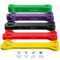 Natural Latex Loop Resistance Bands Set High Elasticity 5 Levels Pull-up Assist Powerlifting Fitness Workout Home Exercise