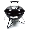 Premium Charcoal Iron Steel Chrome Plated Eco-Friendly Outdoor Mini Portable Kettle BBQ Grill Piezo Ignition Remote Control
