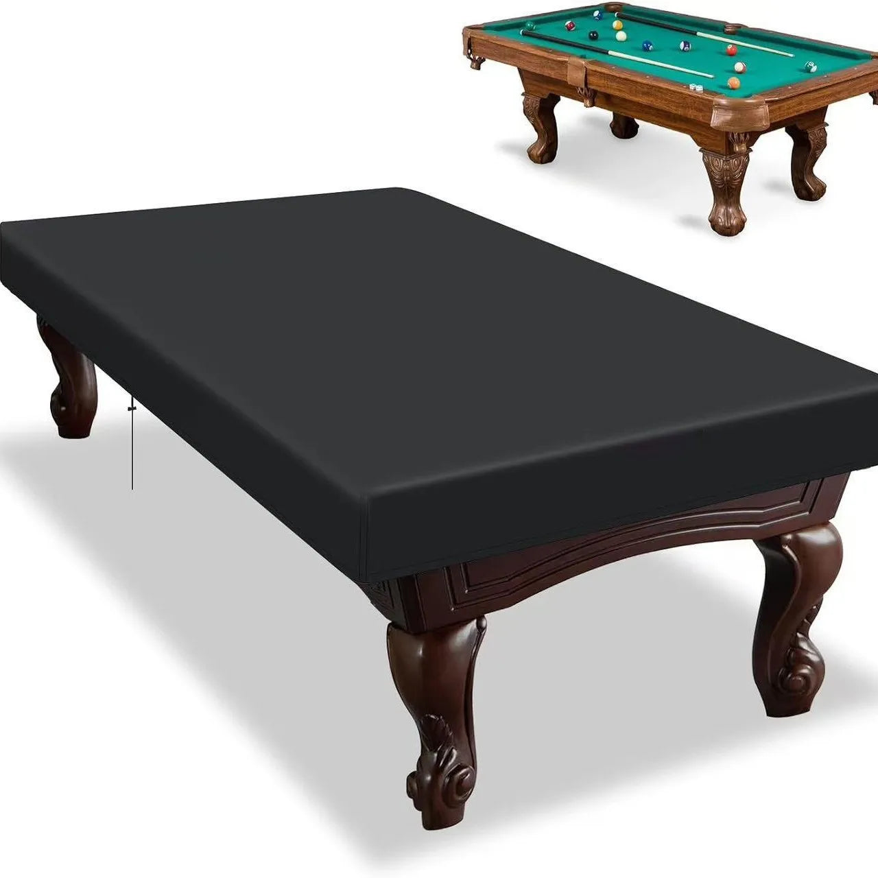 Custom Logo and Size Billiard Table Cover Waterproof Dustproof Pool Table Cover Durable Snooker Billiard Table Cover