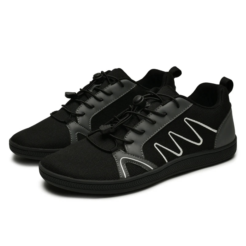 Yoris Comfortable Casual Shoes Mens Wide Toe Zero Drop Minimalist Shoes Walking Barefoot Shoes