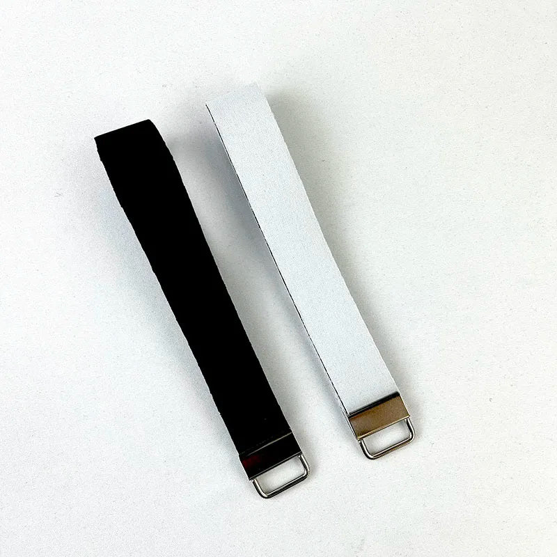 Neoprene Key Fob Sublimation Blank White Wristlet Strap Keychain