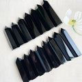 Wholesale Healing Stones Natural Quartz Point Reiki Gems Obsidian Tower