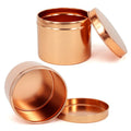 200g colorful printing round spice tin box Round Cosmetic Sample Metal Container Aluminum Jar tin box packaging