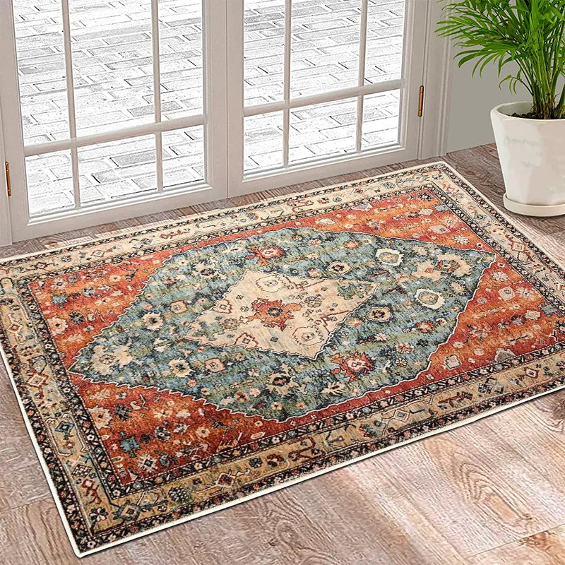 Customised Designs Rug Washable and Foldable Faux Cashmere Printed Fur Rug and Carpet for Bathmat Doormat