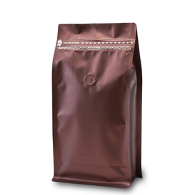 12oz Flat Bottom Coffee Bags with Air Release Valve High Barrier Vacuum Coffee Pouches