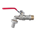 Tmok Antifreeze 1/2" 3/4" Outdoor Garden Wall Mounted Brass Bibcock Water Tap Faucet Bibcock With Hose Connector