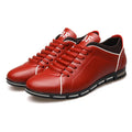 Men's Leather Shoes Man High-End  Elegant Business Dress Shoes Male Fashion All-Match Casual Shoes Light Weight Flat Footwears