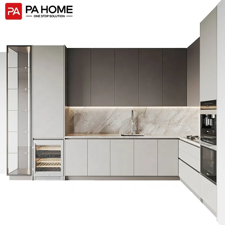 PA Prefabricated Smart Luxury Meuble De Cuisine Complete Modern Storage Cabinets Kitchen