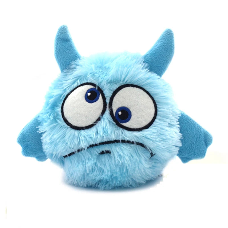 Shaking Ball Dog Plush Toy Electronic Vibrating Automatic Moving Sounds Monster Puppy Toys Rechargeable Interactive Dog Toys