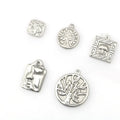 Stainless Steel Tree of Life Pattern Pendant Necklace Bracelet Waist Chain Accessories diy stainless Ornament
