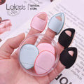 Lalasis Custom logo Concealer Portable Hand Makeup Puff Blender Finger square Mini Sponge