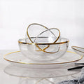 Wholesale Clear Crystal Glass Dinnerware Set Eco-Friendly Round Shape Mixing Bowl and Charger Plate for Fruit Salad