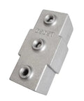 Aluminum Alloy Square Tube Connector for 25*25 Square Tubes Pipe Fittings Product Long Tee
