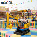 2024 Best-Selling Mini Excavator for Kids' Indoor & Garden Amusement Parks Steel Construction