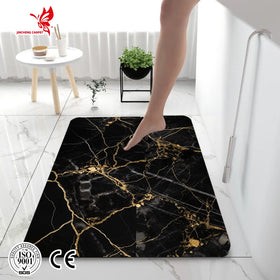 Custom Non slip Quick Dry Soft Shower Mat Super Absorbent Bathroom Mat Diatom Bath Mat