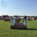 2mx0.3mx1.8m Outdoor Indoor Archery Shooting Game Inflatable Full Printing Paintball Wall Bunkers