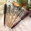 Factory Barber Salon Professional Hot Sale Hairdressing Cylinder Comb Design Rolling air Bangs Comb Fluffy Hairstyle Comb