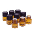 Luxury 2ml 3ml 5ml 10ml Amber Essential Oil Sample Skin Care Serum 10ml Glass Dropper Bottle with Screw Cap