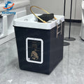 Modern Barbershop Beauty Salon Shampoo Bed Set with Separated Sink Multifunctional Hydrotherapy Circulating System Massage