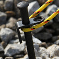 IRONDONKEY 30CM Tent Pegs and Mallets Outdoor Tent Pile Windproof Steel Nail Camping Nail Tent Pegs Camping Tent Stakes
