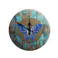 5D Wall Clock Diamond Painting Set Diy Painting Room Decoration Diamond Painting Clock Butterfly