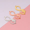Hot Selling Mirror Stainless Steel Flat Cutting DIY Infinite Heart Customizable Engraved Pendant Accessories